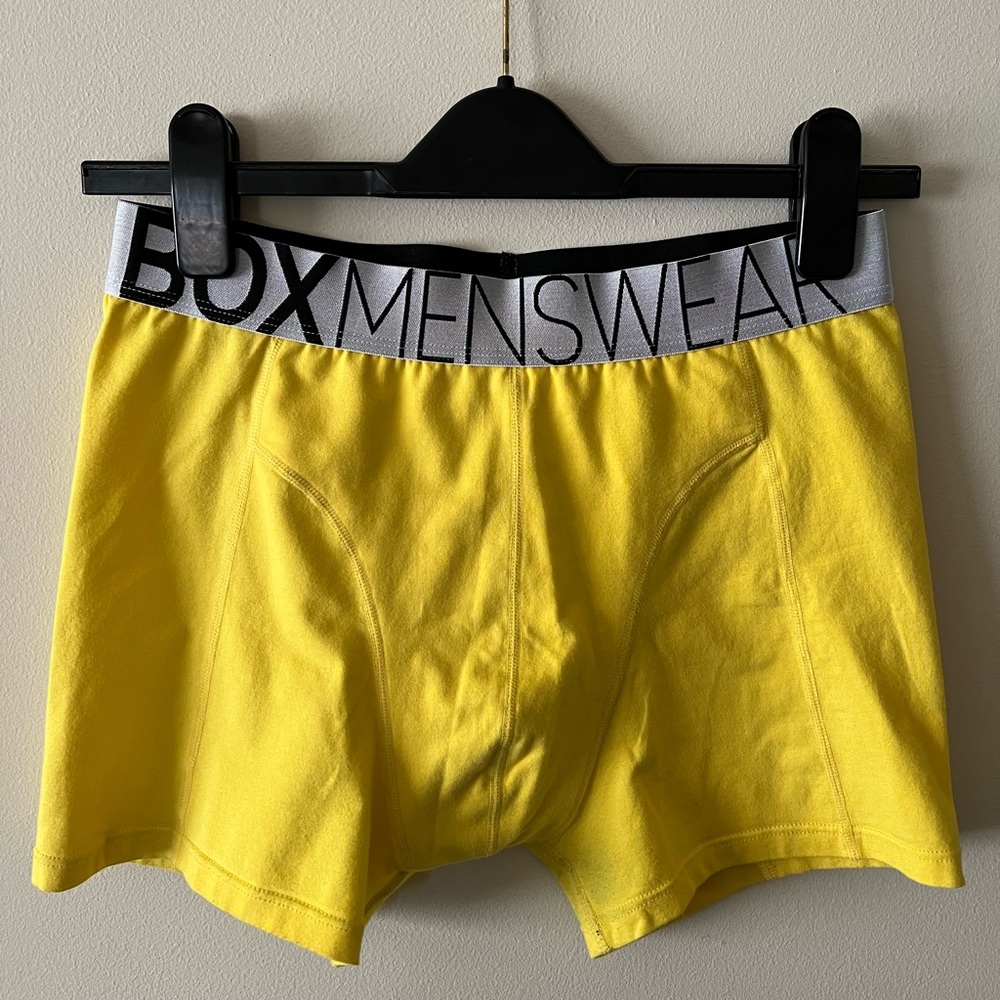 BOX Menswear Yellow Boxer Briefs